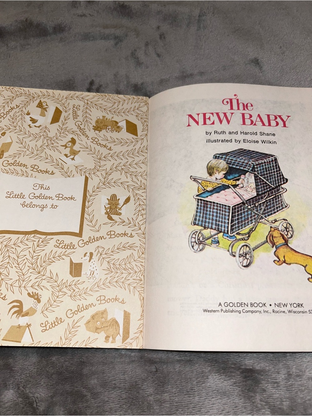 Little Golden Book, The New Baby, 1975, #306-53 - Picture 2 of 10